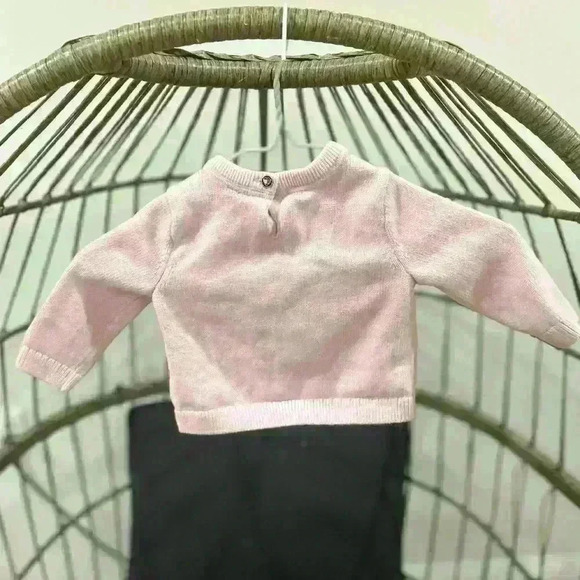 Tommy Hilfiger Baby Girl's Pink Sweater Size 12  Months - Picture 2 of 4
